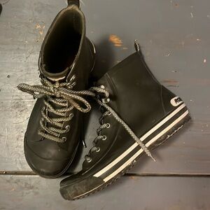 Rocket Dog Womens Raindrop Olive Rubber Rainboots Size 8